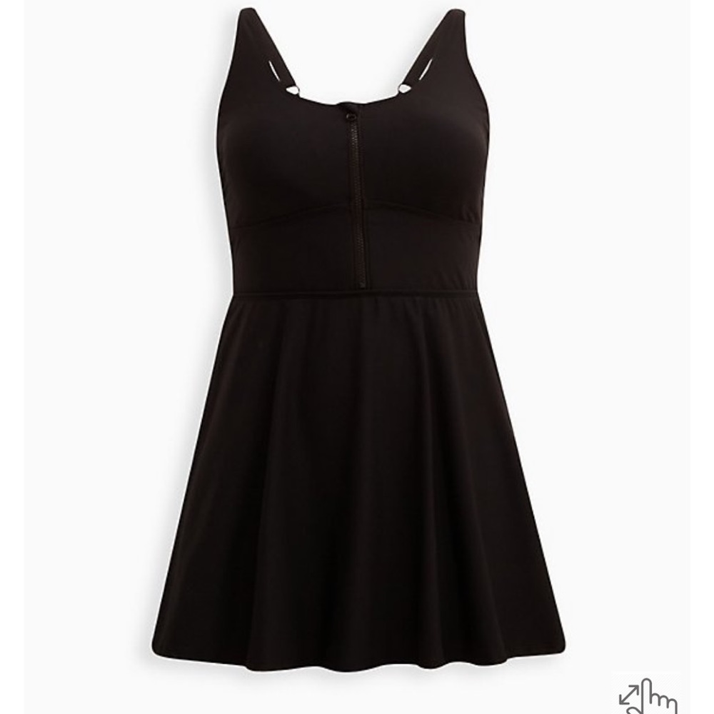 TORRID Corset Mid Length Swim Dress - Picture 3 of 7